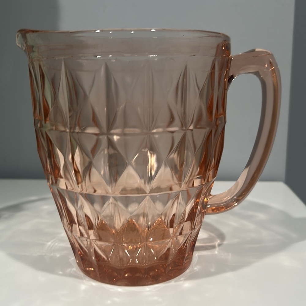 Jeanette pink pitcher - Picture 3 of 3
